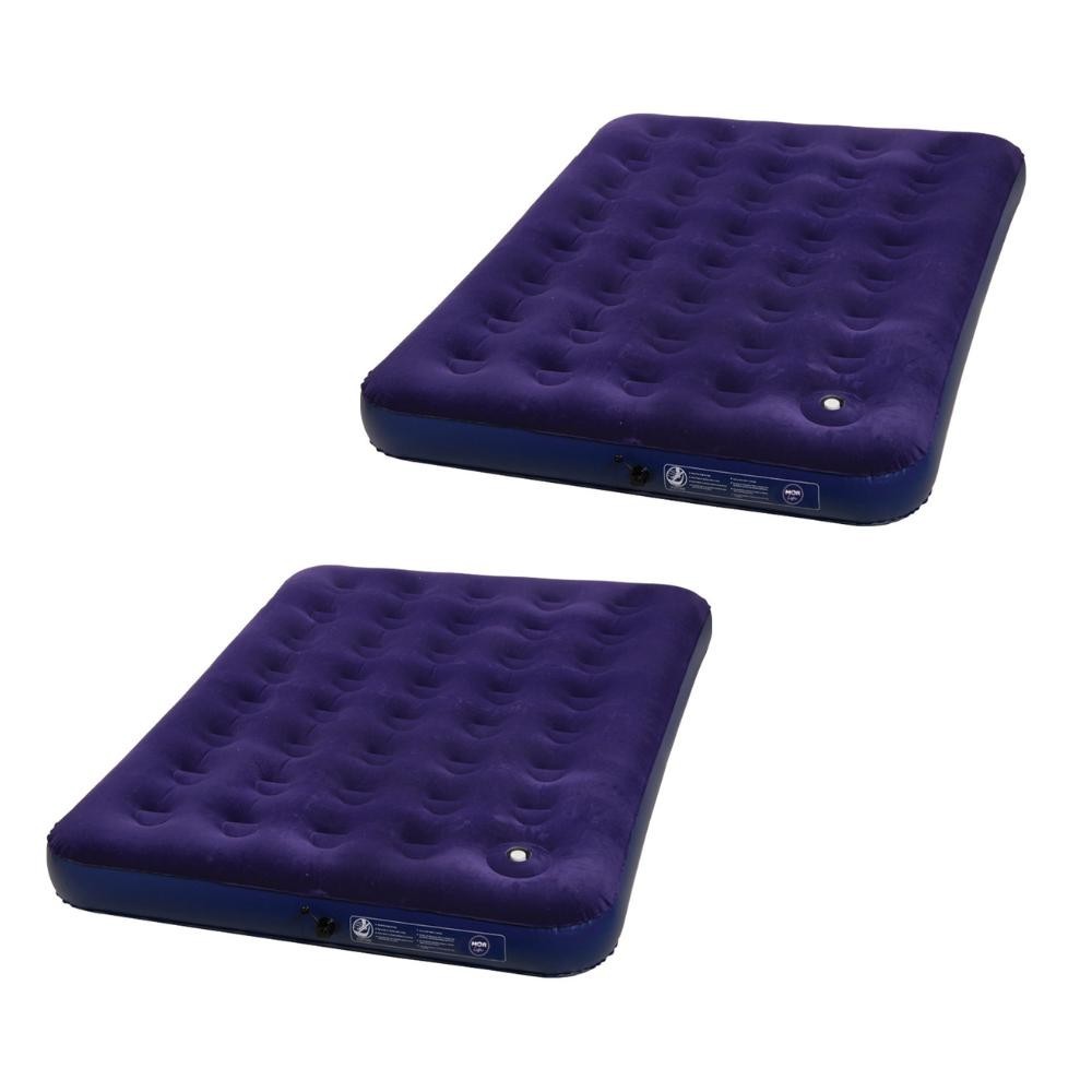 Kit 2 Colchão Inflável de Casal Com Inflador Acoplado Mor em Oferta na Shopee