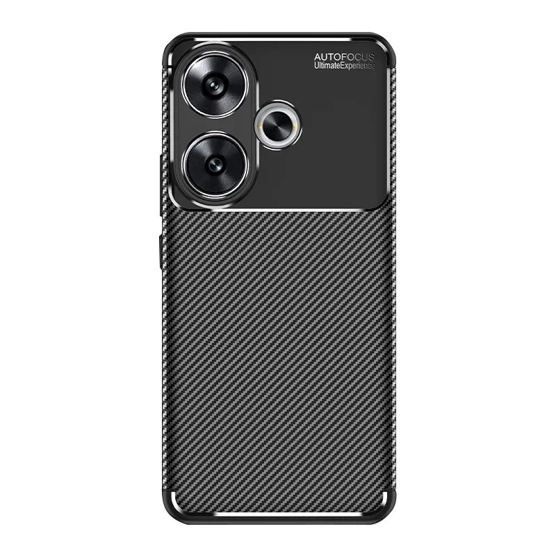 Capa Capinha Fibra Car Para Xiaomi Poco F6 Case Anti Impacto