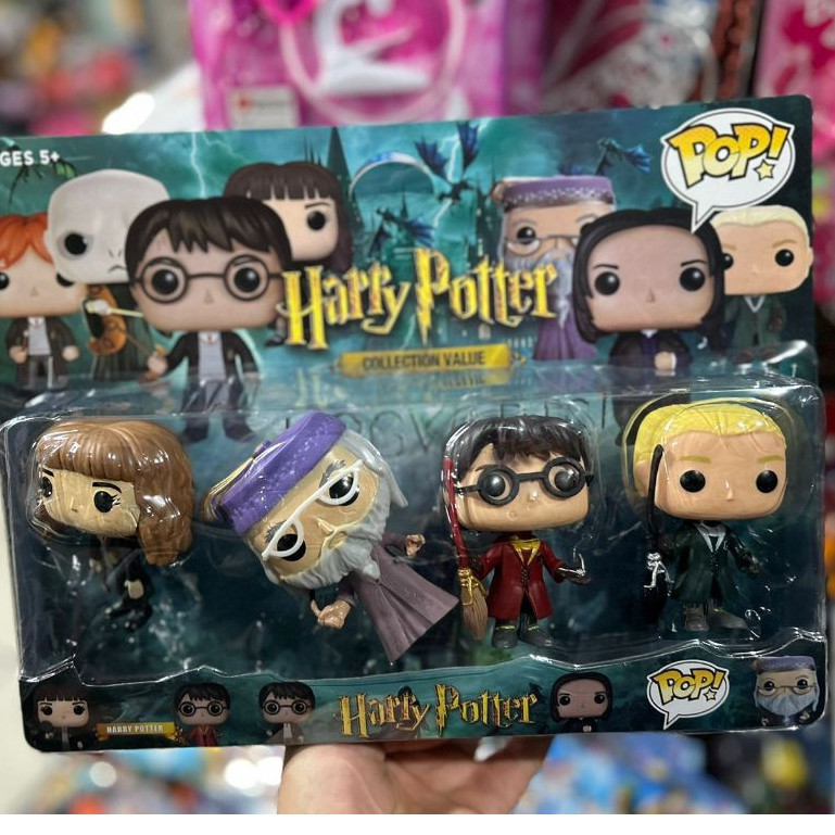 KIT 4 FUNK POP HARRY POTTER MELHORES PERSONGENS - ENVIO JÁ NAO PERCA ESSA