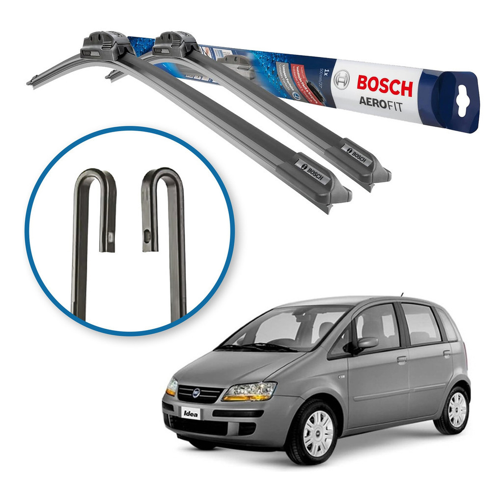Palheta Limpador Parabrisa Original Bosch Fiat Idea 2005 A 2010 em Oferta na Shopee