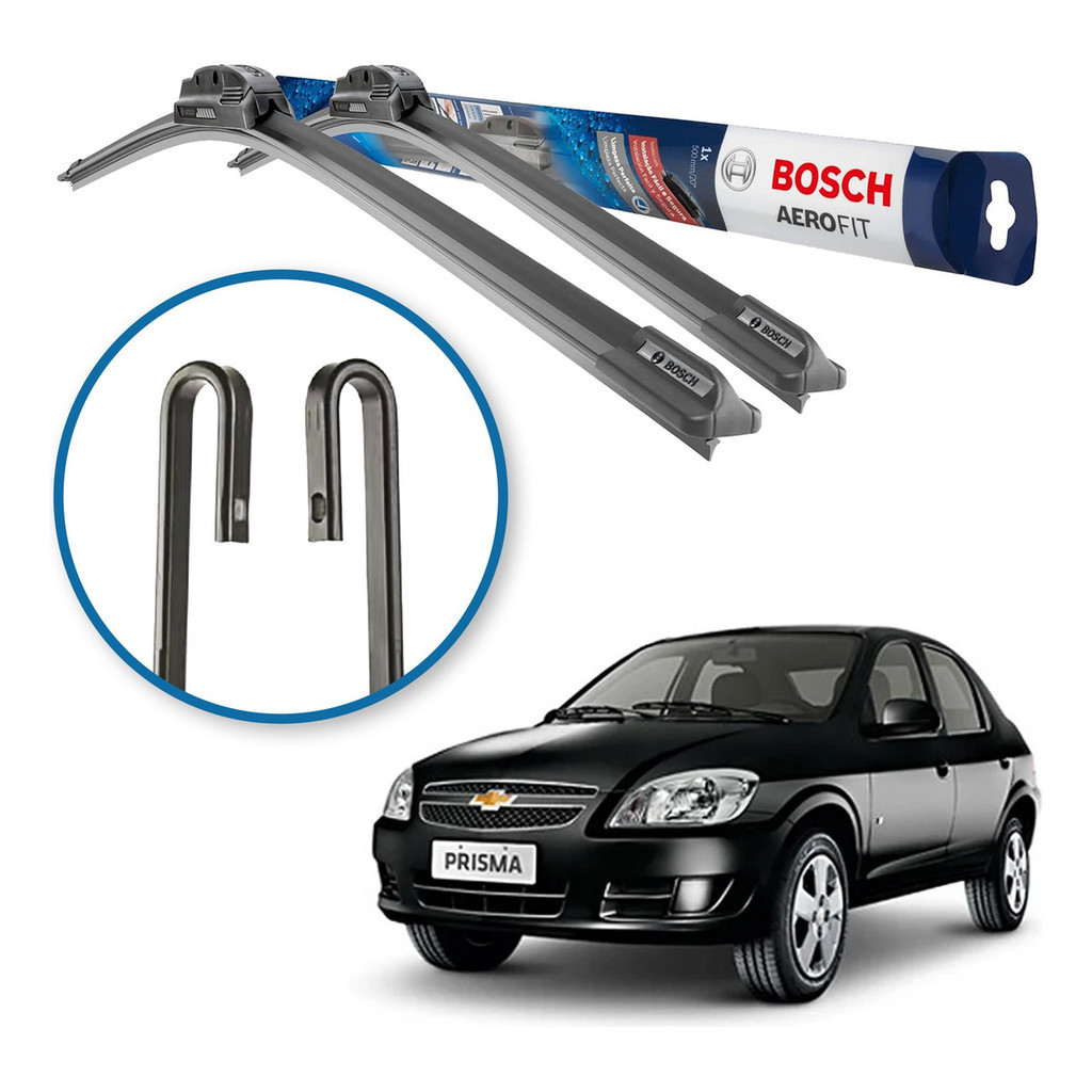Palheta Limpador Parabrisa Original Bosch Chevrolet Prisma 2006 A 2013 em Oferta na Shopee