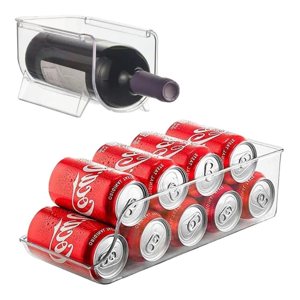 Organizadores De Geladeira Armário Garrafas e Latas em Oferta na Shopee