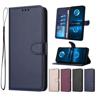 Capa Carteira De Couro De Cor Sólida Para Samsung Galaxy A20 A30 A40 A50 A70 A31 A41 A51 A71 A12 A22 A32 A52 A72 S22 S23 em Oferta na Shopee