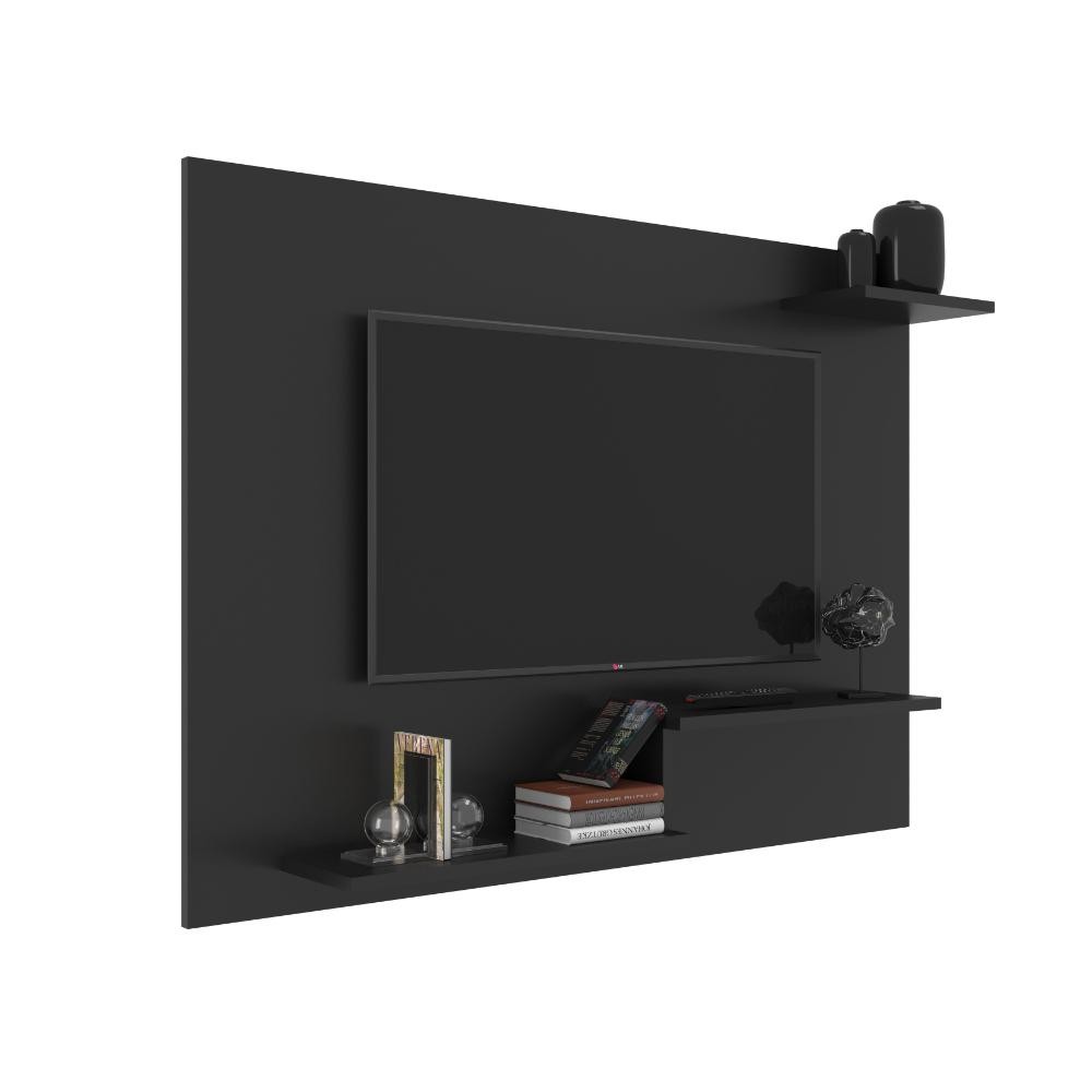 Painel para TV até 43 Polegadas 3 Prateleiras Denver 110cm Preto - J Carvalho em Oferta na Shopee