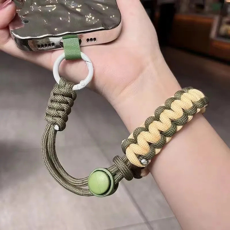 Cordão De Telefone Ajustável Feito À Mão , Alça De Pulso Universal , Cabo De Segurança Anti-Queda Para Esportes Ao Ar Li em Oferta na Shopee
