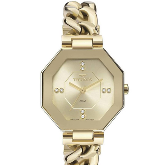 Relogio Technos Feminino Elos Dourado 2036MTO 1D