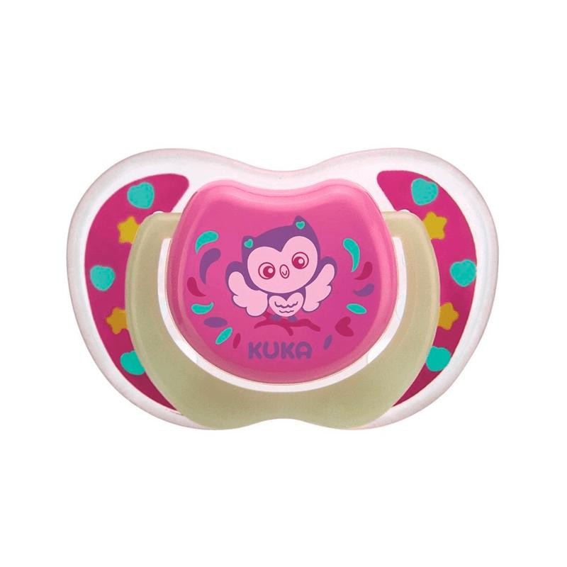 Chupeta Ortodôntica Kuka Lumina Nº2 Cor Rosa 1 Unidade em Oferta na Shopee