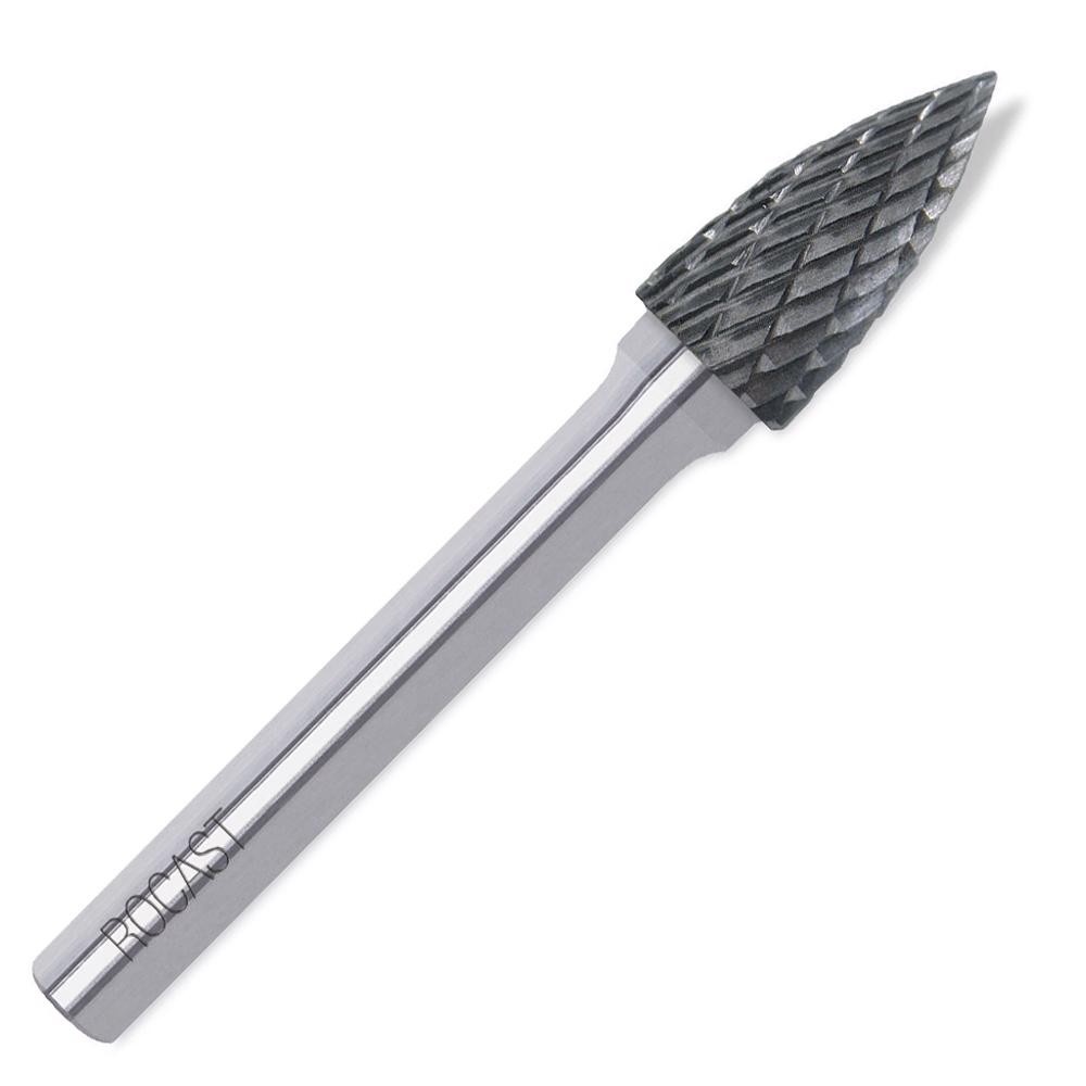 Lima Rotativa Árvore Pontiaguda em Metal Duro 6mm (45,0047) - Rocast