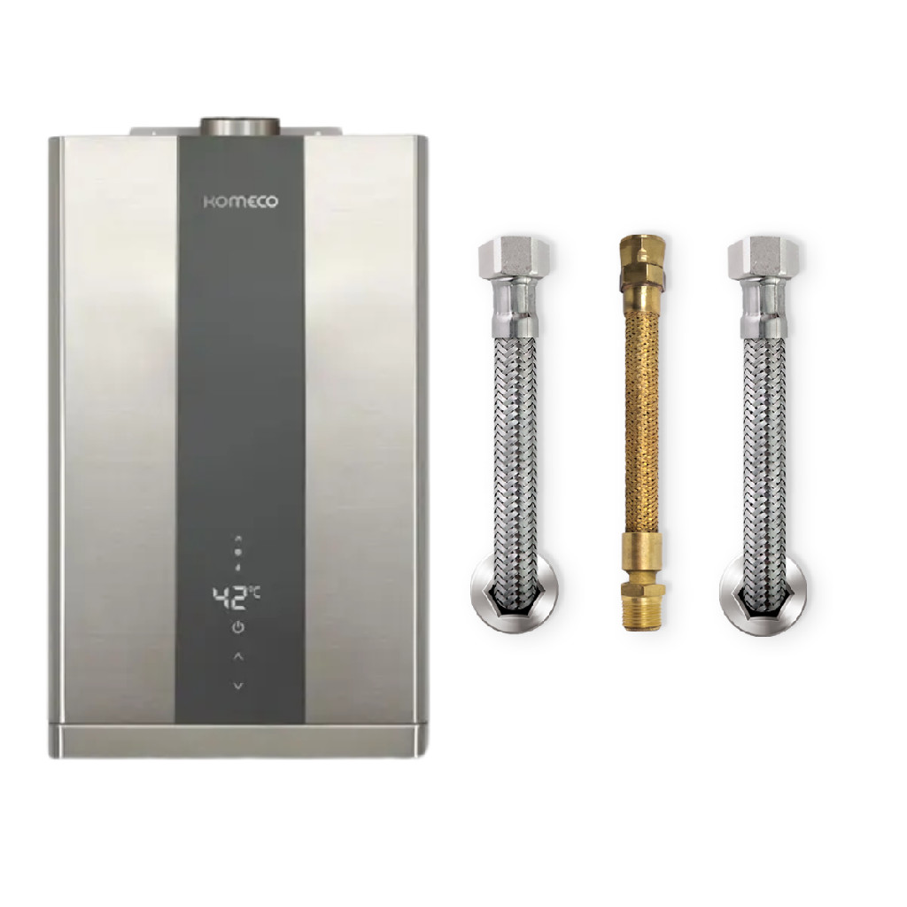 Kit instalação + Aquecedor A Gás KO 21DI G2 GLP 21 Litros 