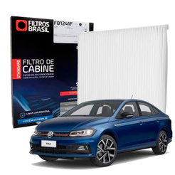 Filtro Ar Condicionado Cabine Volkswagen T-Cross Polo Virtus Nivus