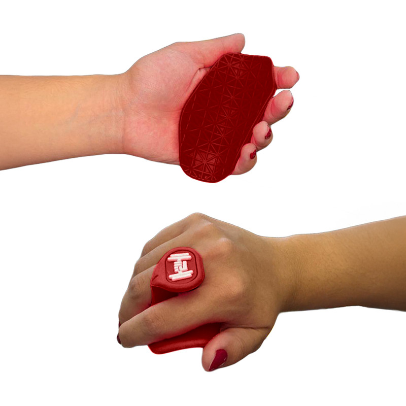 Fit de Borracha Academia Fit Exercícios Premium New Vermelho