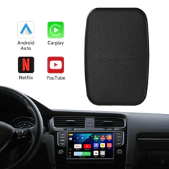 Adaptador Automático Carplay Android Sem Fio AB008-B 2 + 16G Com Netflix YouTube Para iPhone 12 Phone