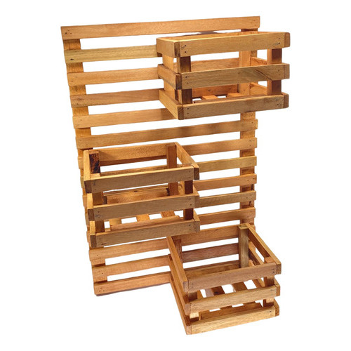 Jardim Vertical 60 X 40 Painel Madeira 3 Cachepots 16x18 em Oferta na Shopee