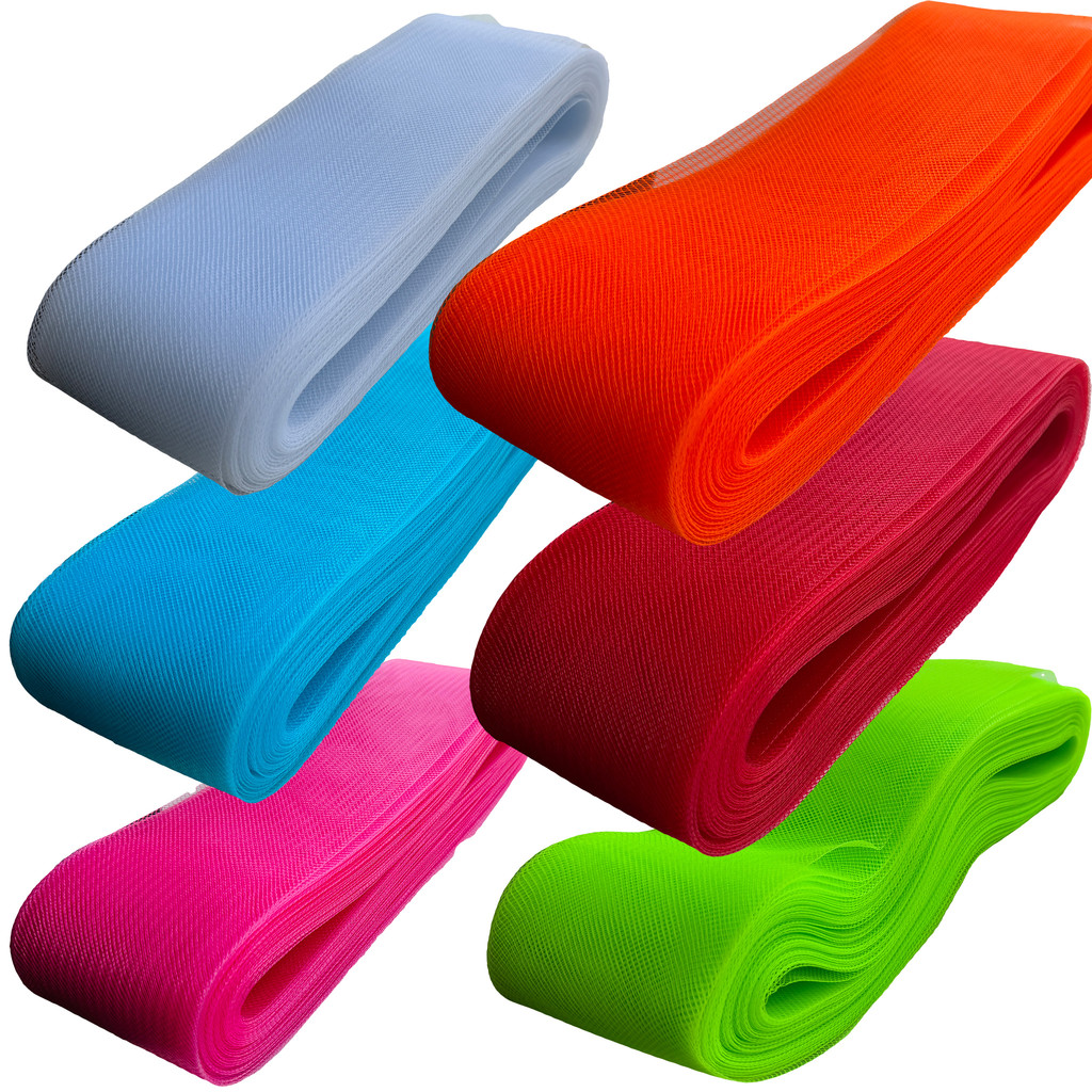 Fita Crinol 10cm - 45m de Cores Vibrantes em Oferta na Shopee