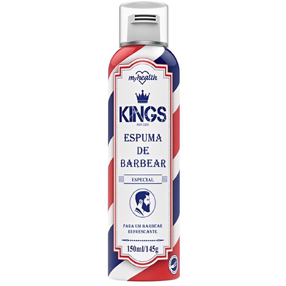 Espuma de Barbear Kings 150 ml MY HEALTH em Oferta na Shopee