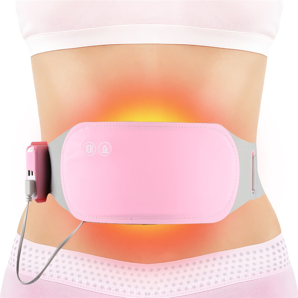 Almofada De Alívio Menstrual Abdominal Periodo Aquecedor De Barriga Cinto Elétricas Cinta Térmica Uterus Massageador