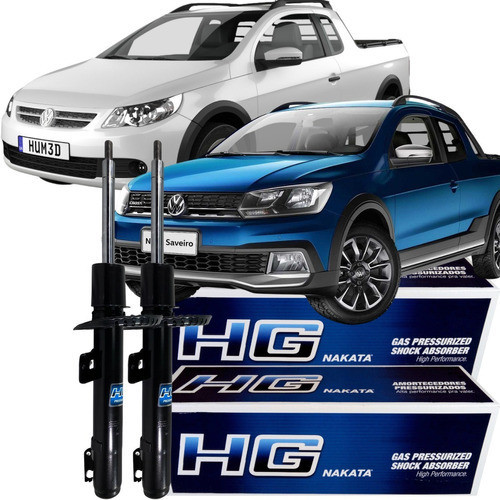 Par Amortecedor Dianteiro Nakata Vw Saveiro Cross 1.6 2012 em Oferta na Shopee