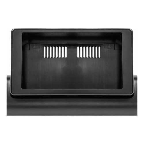 MOLDURA PARA CENTRAL MULTIMIDIA MP5 7 POL 2 DIN FIAT UNO MILLE 1994 A 2013 PRETA