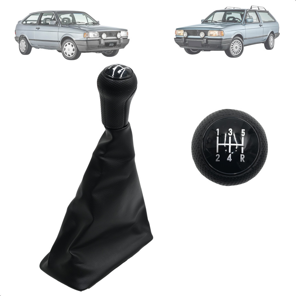 Coifa + Manopla Parati Gol Voyage 1981 Até 1994 Base Aro Preto