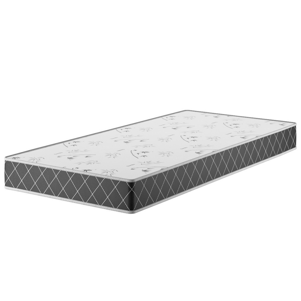 Colchão Solteiro com Espuma D-20 88x188 Fusion Preto - Vian - Home & Living
