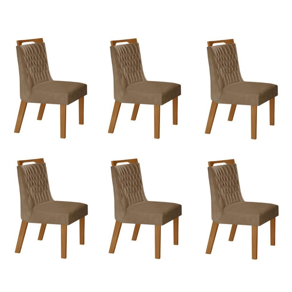 Kit 6 Cadeiras Atenas em Oferta na Shopee