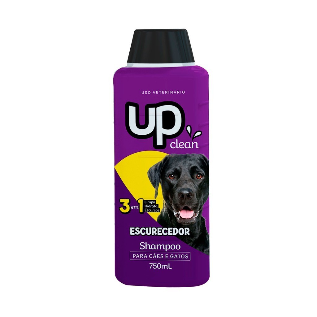 Shampoo Escurecedor 3 Em 1 - 750ml Up Clean Pet Cães e Gatos