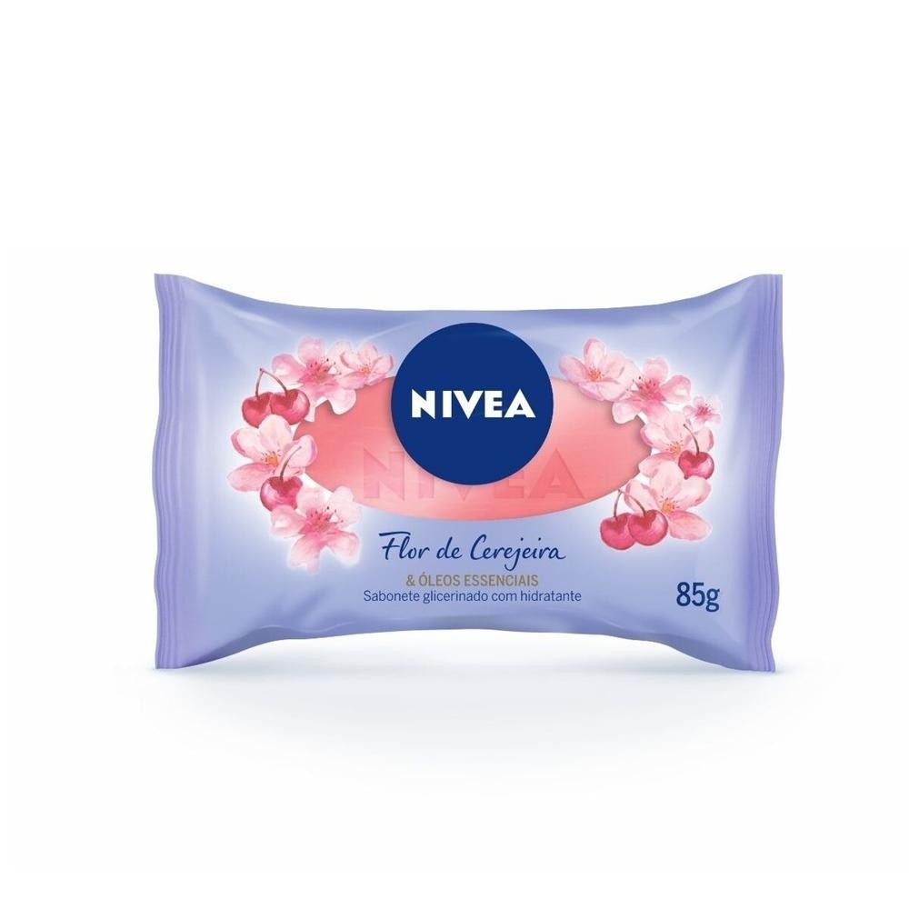 Sabonete em Barra Nivea Flor de Cerejeira & Oleos Essenciais 85g