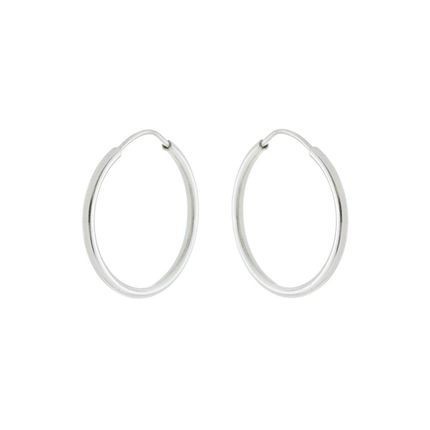 Brinco prata 925 argola mini 2 redondo prata 925 17mm em Oferta na Shopee