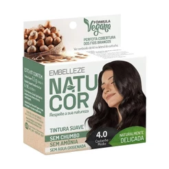 Tintura Suave Natucor 4.0 Castanho Medio Kit Economico