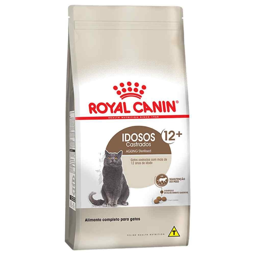 Ração Royal Canin Feline Health Nutrition Sterilised para Gatos Adultos Castrados Acima de 12 Anos 1,5kg