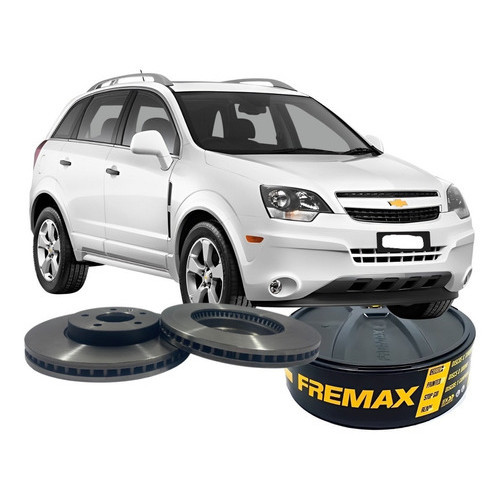 02 Disco Freio Original Ventilado Gm Captiva 2008 À 2017
