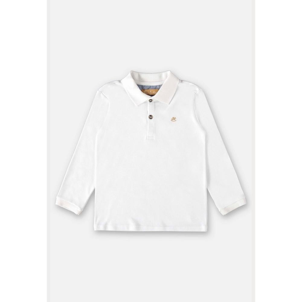 Camisa Polo Manga longa em Suedine Infantil Menino Up Baby em Oferta na Shopee