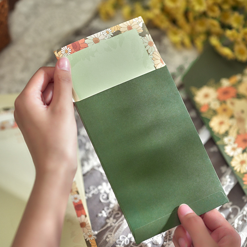 Conjunto De Papéis De Papelaria E Envelopes Inclui 3 De 6 Papel De Escrita Com 3 Adesivos De Rótulo Coloridos Carta Estacionário Fofo