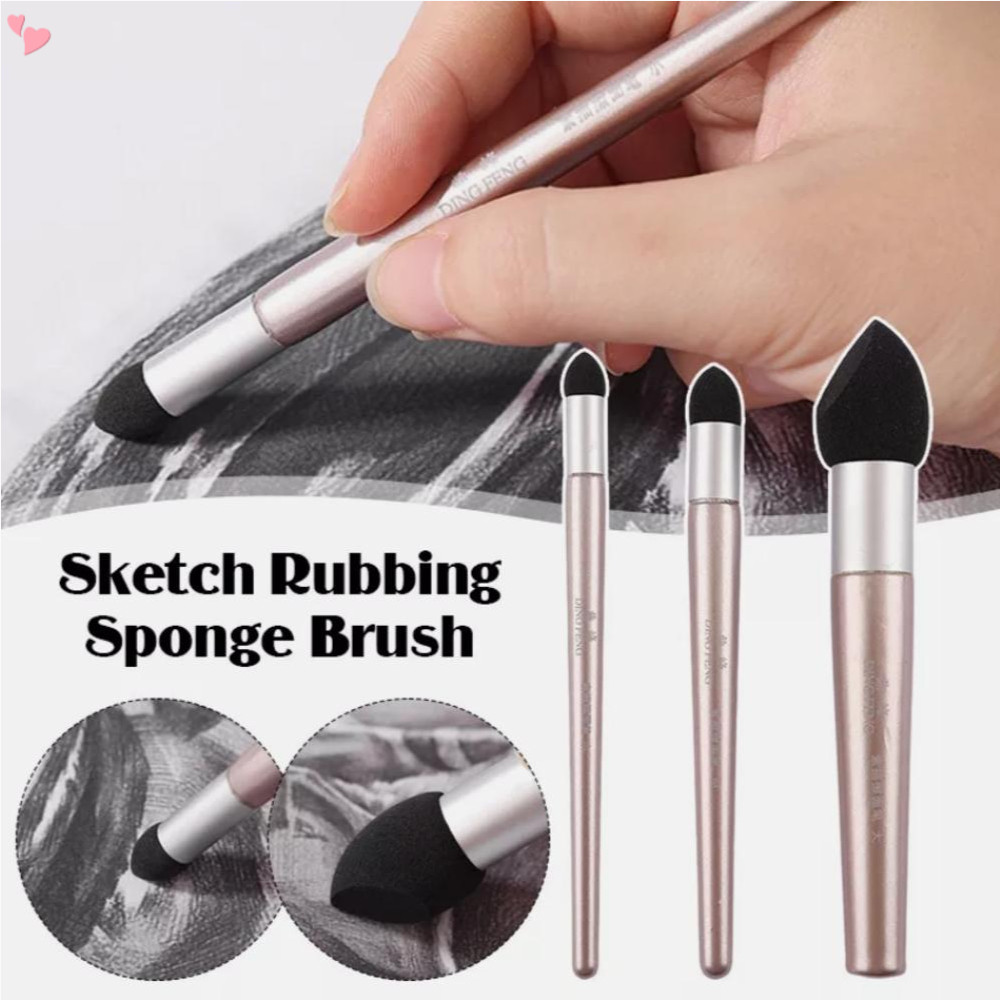 3Pcs Artista Esboço De Esponja Lavável Reutilizável Ferramentas De Desenho De Arte Para Profissional Kids Estudante Correção De Iluminação