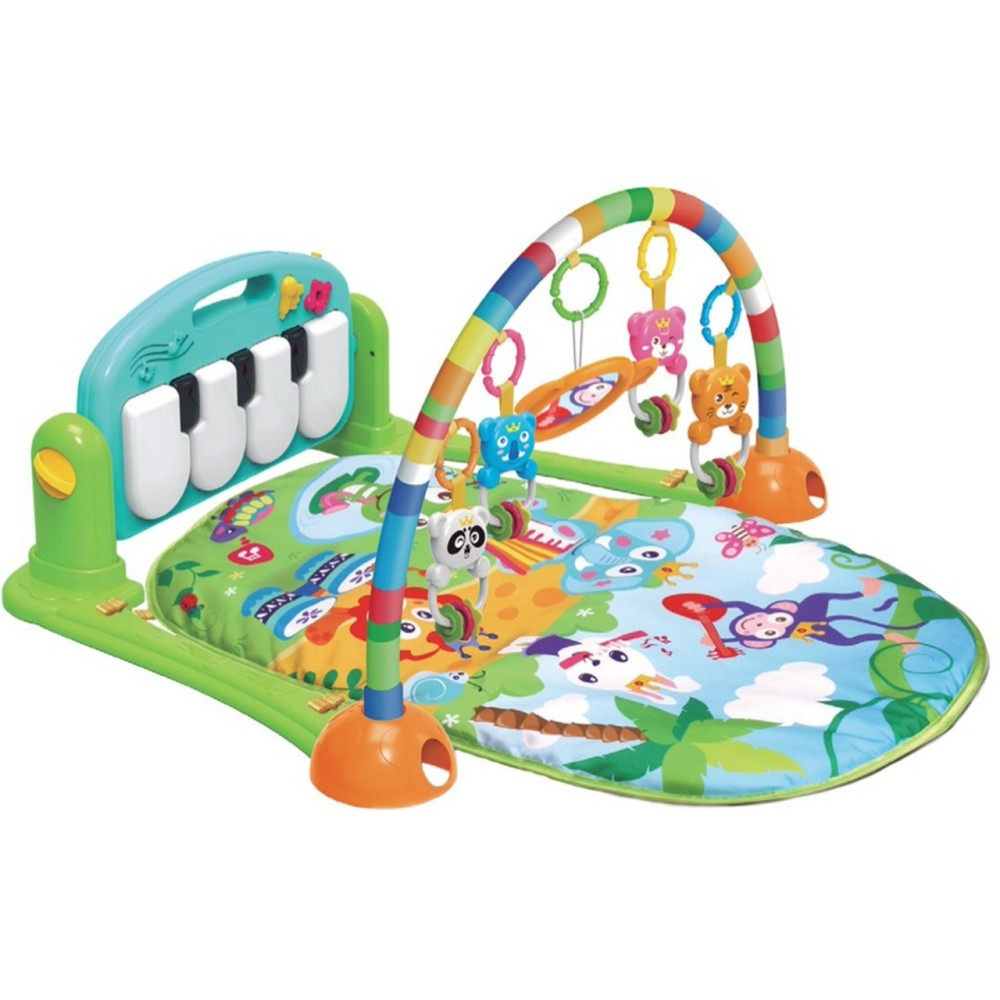 Ginásio do Bebê Multifunção Piano Kistar Azul