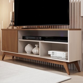 Rack para Tv até 50 Polegadas Malbec Wood 1 Porta em Oferta na Shopee