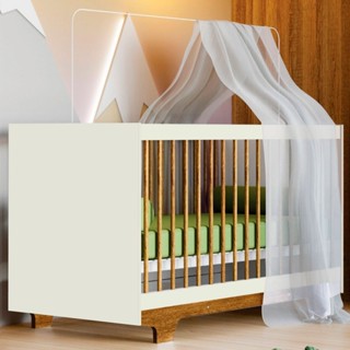 Berço Mini Cama Flocos 100% MDF com Colchão em Oferta na Shopee