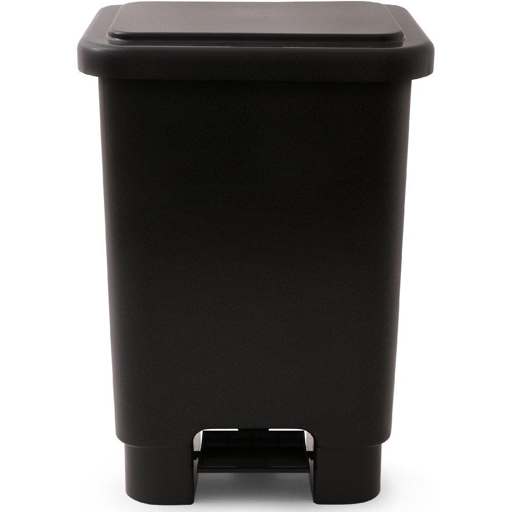 Lixeira com Pedal Preta de 100L - Lar Plásticos