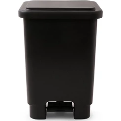 Lixeira com Pedal Preta de 100L - Lar Plásticos