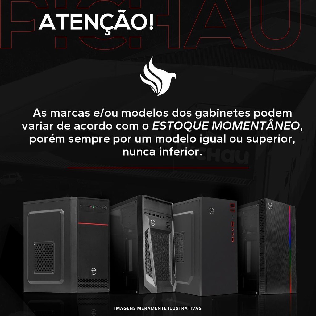 Detalhes do PC CPU Mancer, Intel Core I5, 8GB de memória ram, SSD 120GB