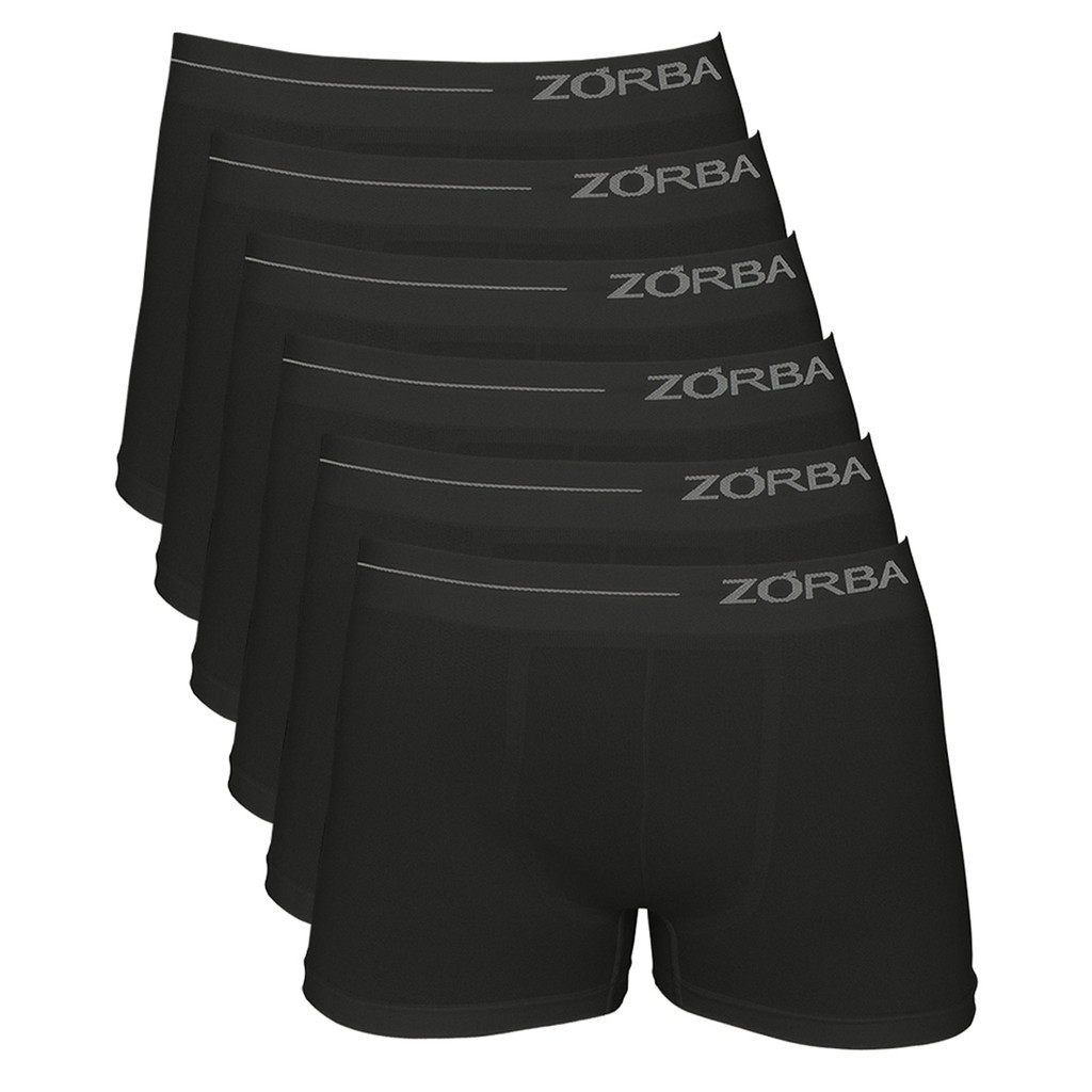 Kit com 06 Cuecas Zorba Boxer Side 839 - Men Clothes