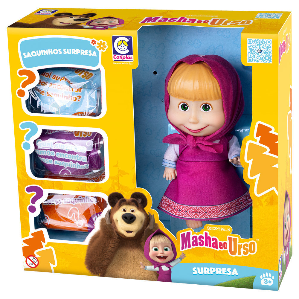 Boneca Masha Surpresa - Mom & Baby