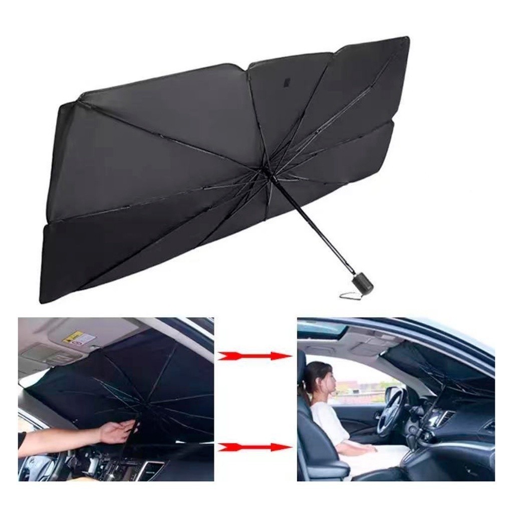Protetor Solar Parabrisa Tapa Painel Portátil Carro Umbrella para sol carro em Oferta na Shopee