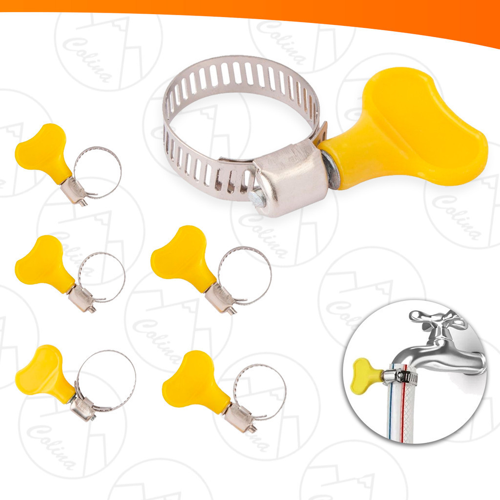 Kit 06 Abraçadeiras Borboleta De Mangueira Regulável Aço Inox em Oferta na Shopee