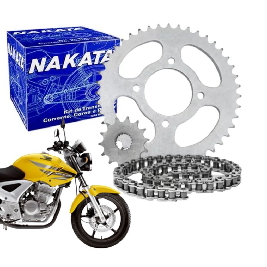 Kit Relação Honda Cbx 250 Twister 2008 Com Tm10140r Retentor
