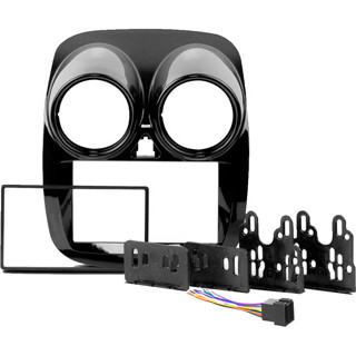 Kit Moldura Painel 7 Pol Palio Sporting Attractive 2012 Em Diante Gran Siena 21 Em Diante 2 Din Black Piano Chicote Som em Oferta na Shopee