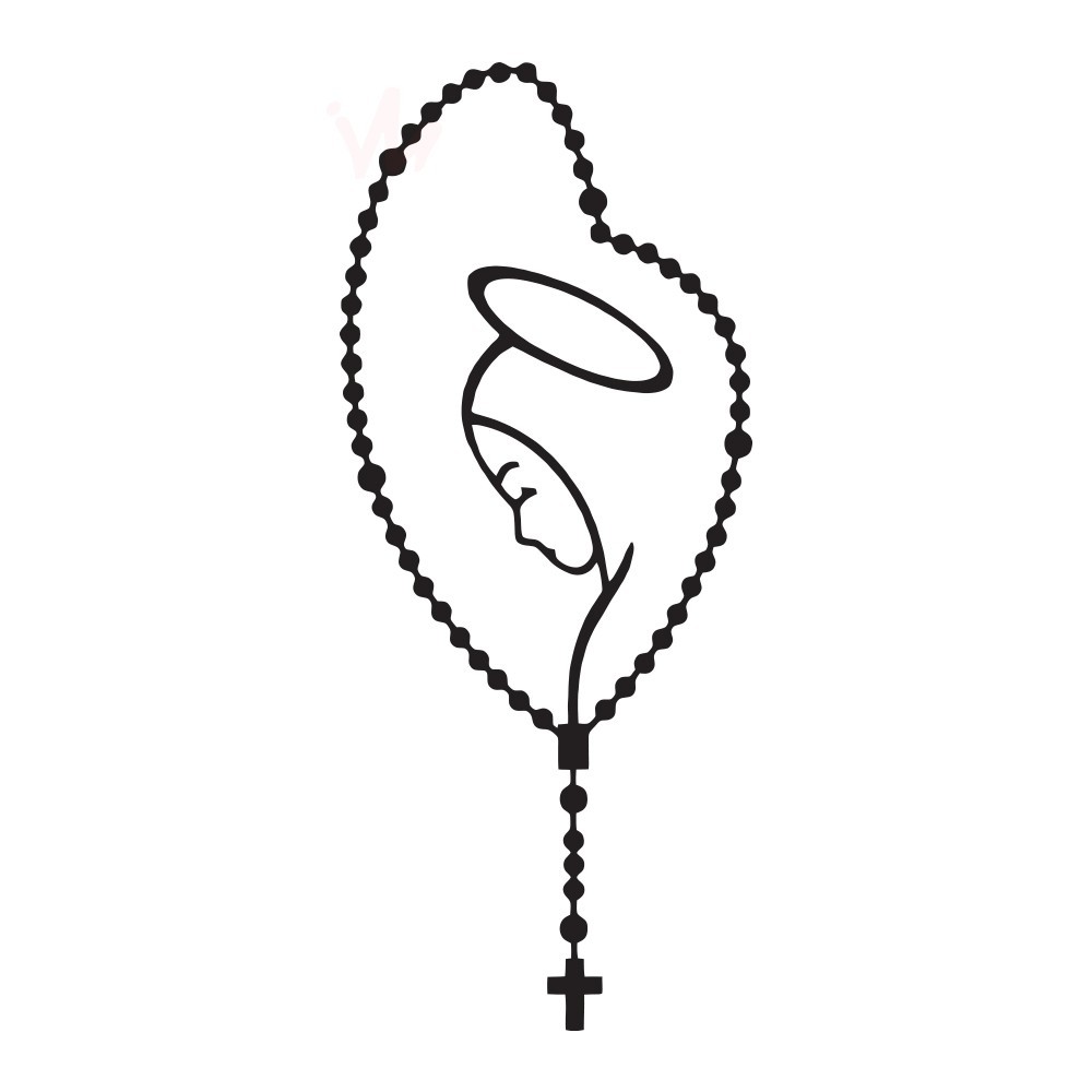 Kit 2 Adesivos Terço Nossa Senhora Aparecida Carro Moto em Oferta na Shopee