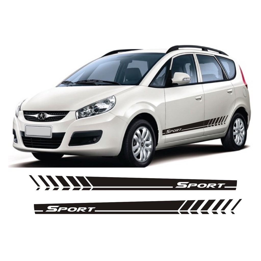 Adesivo Lateral Para Jac J6 Faixa Jt6 Fita Colante Faixa Adesiva Tuning Acessórios