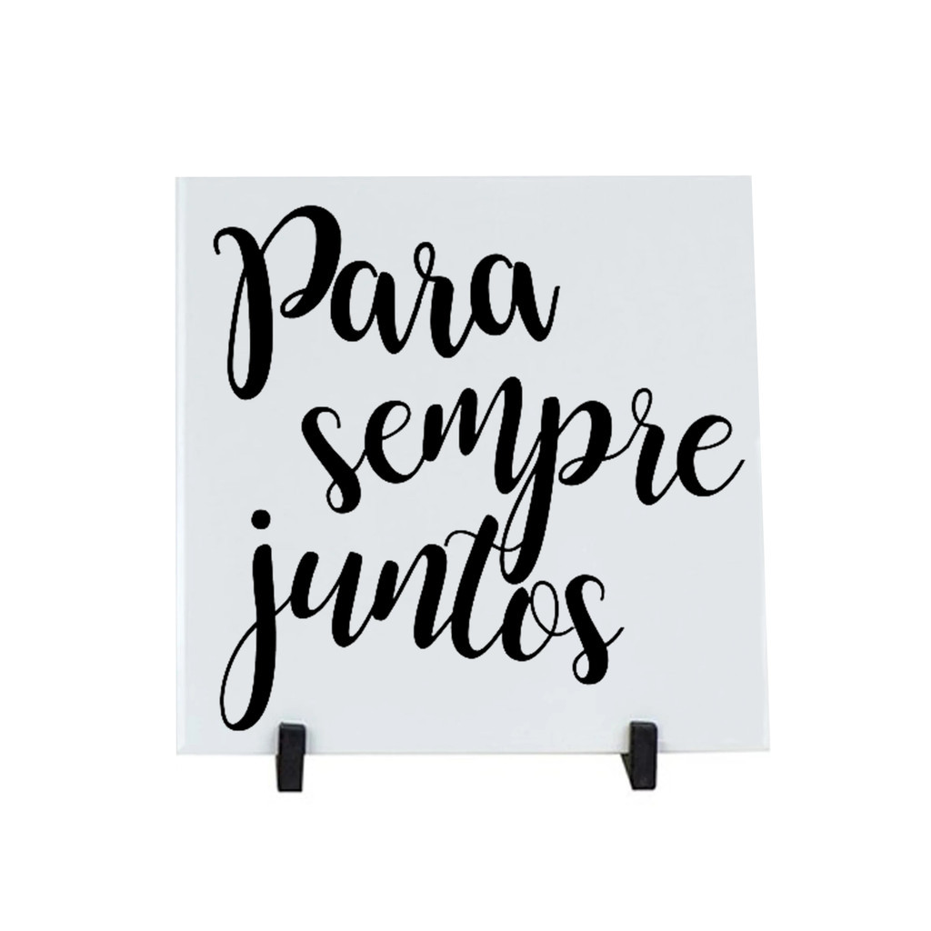 Azulejo Branco Temas Para Sempre Juntos Amor Casal Amigos