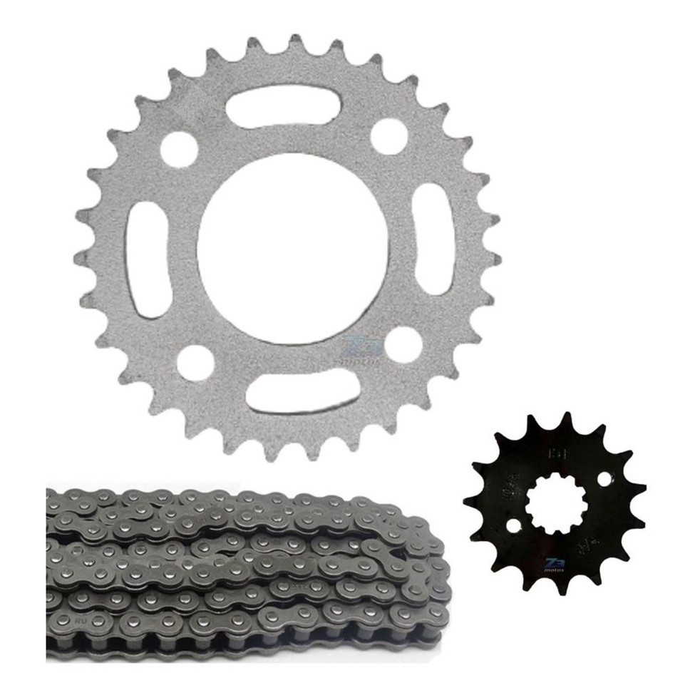 Kit Relacao Competicao Coroa 31 Dente Pinhao 15 Titan Fan Start 150 - 160